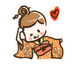 A kimono, sticker 3 sticker #12676026