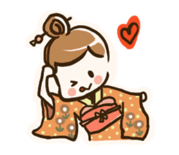 A kimono, sticker 3 sticker #12676026