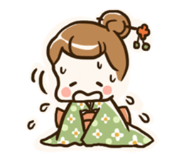 A kimono, sticker 3 sticker #12676027