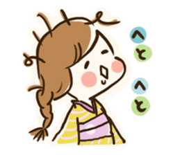 A kimono, sticker 3 sticker #12676028