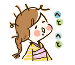 A kimono, sticker 3 sticker #12676028