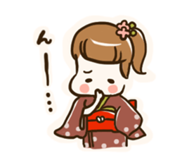 A kimono, sticker 3 sticker #12676030