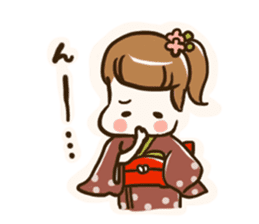 A kimono, sticker 3 sticker #12676030