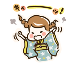 A kimono, sticker 3 sticker #12676031