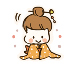 A kimono, sticker 3 sticker #12676033