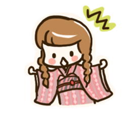 A kimono, sticker 3 sticker #12676038