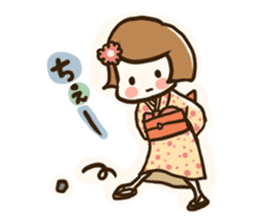 A kimono, sticker 3 sticker #12676042