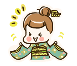 A kimono, sticker 3 sticker #12676048
