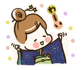 A kimono, sticker 3 sticker #12676049