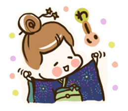 A kimono, sticker 3 sticker #12676049