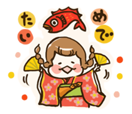 A kimono, sticker 3 sticker #12676053