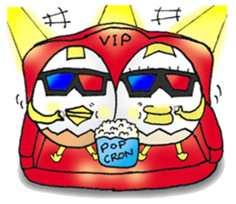 Boiled egg,duck egg and chicken egg sticker #12676488