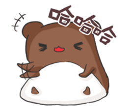 Small hamster Apollo sticker #12676896