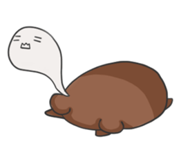 Small hamster Apollo sticker #12676901