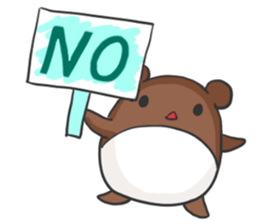 Small hamster Apollo sticker #12676910