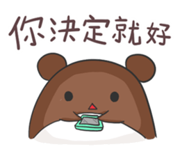 Small hamster Apollo sticker #12676916