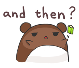Small hamster Apollo sticker #12676925