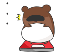 Small hamster Apollo sticker #12676928