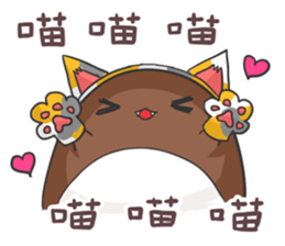 Small hamster Apollo sticker #12676933