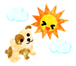 Sticker of pretty cute dogs sticker #12677182