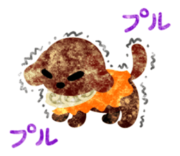 Sticker of pretty cute dogs sticker #12677191