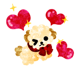 Sticker of pretty cute dogs sticker #12677210
