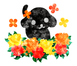 Sticker of pretty cute dogs sticker #12677211