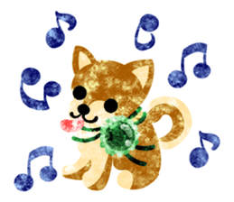 Sticker of pretty cute dogs sticker #12677213