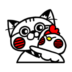 denden&cocco sticker