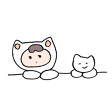 neko no kigurumi to neko sticker #12678178