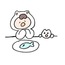 neko no kigurumi to neko sticker #12678182