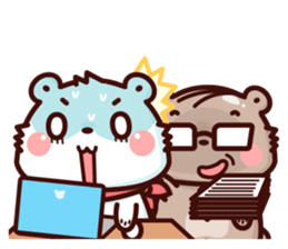 Mee pui pui Office (W) sticker #12678266