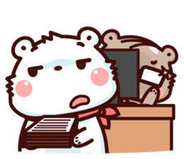 Mee pui pui Office (W) sticker #12678269