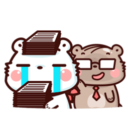 Mee pui pui Office (W) sticker #12678280