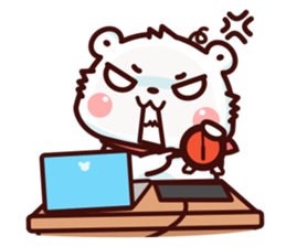 Mee pui pui Office (W) sticker #12678284