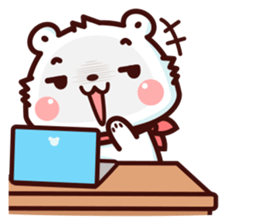 Mee pui pui Office (W) sticker #12678291