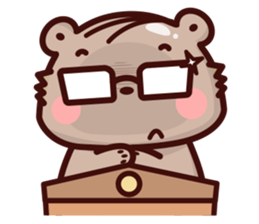 Mee pui pui Office (W) sticker #12678293