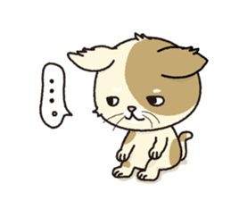 a stray cat "Nya" sticker #12678294