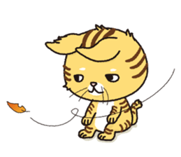 a stray cat "Nya" sticker #12678300