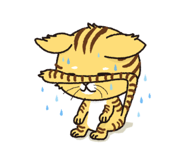 a stray cat "Nya" sticker #12678303