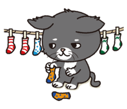 a stray cat "Nya" sticker #12678314