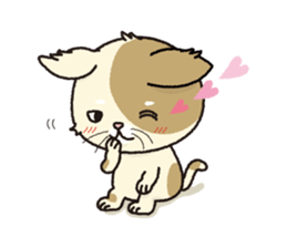 a stray cat "Nya" sticker #12678320