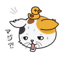 a stray cat "Nya" sticker #12678331