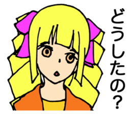 Relaxed and comforting girls stickers. sticker #12678463