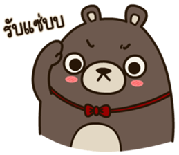 Fragile Bear & Angry Cat sticker #12678535