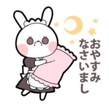 Maid rabbit sticker sticker #12678679