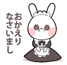 Maid rabbit sticker sticker #12678681