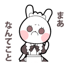 Maid rabbit sticker sticker #12678689