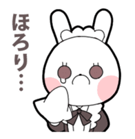 Maid rabbit sticker sticker #12678715