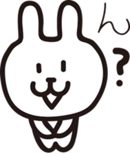 One word of rabbit sticker #12678727